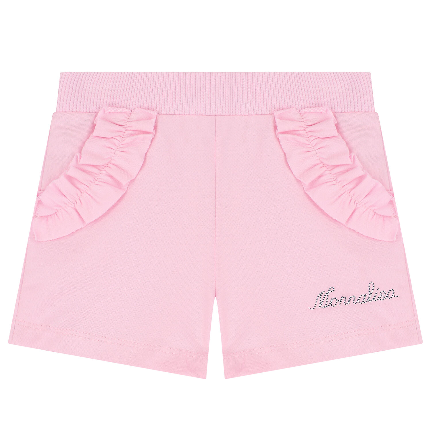 Younger Girls Pink Ruffled Shorts, 1, hi-res image number null