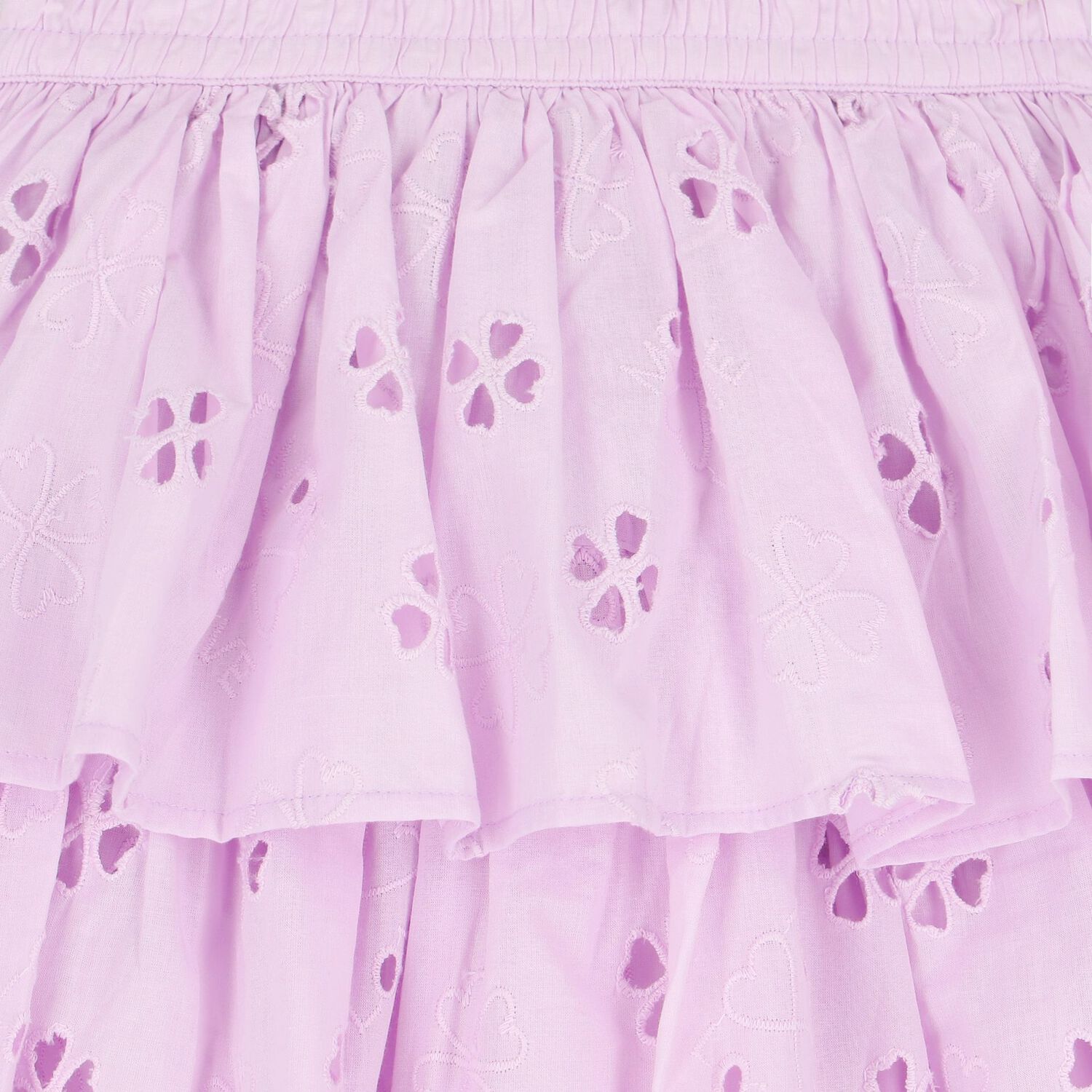 Girls Lilac Ruffle Brigitte Skirt, 1, hi-res