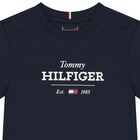 Boys Navy Blue Logo T-Shirt, 1, hi-res