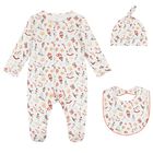 White Festive Babygrow Set, 1, hi-res