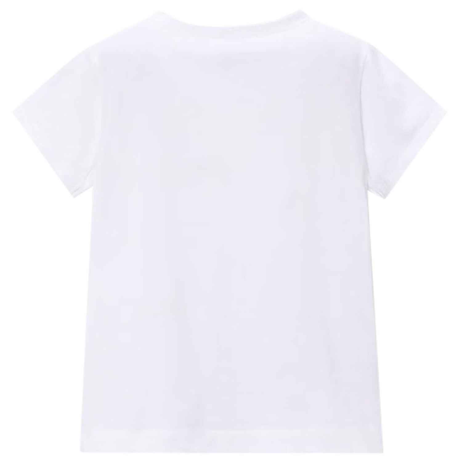 Girls White Flower T-Shirt, 3, hi-res