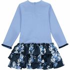 Girls Navy & Blue Dress, 1, hi-res