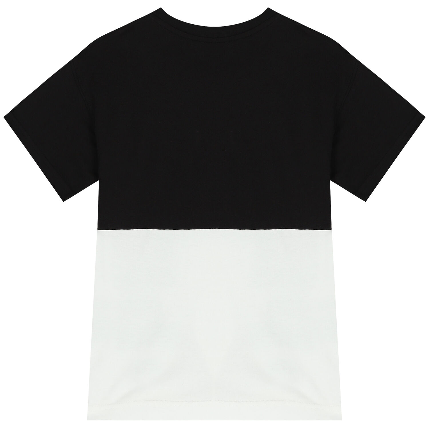 Boys White & Black Logo T-Shirt, 1, hi-res