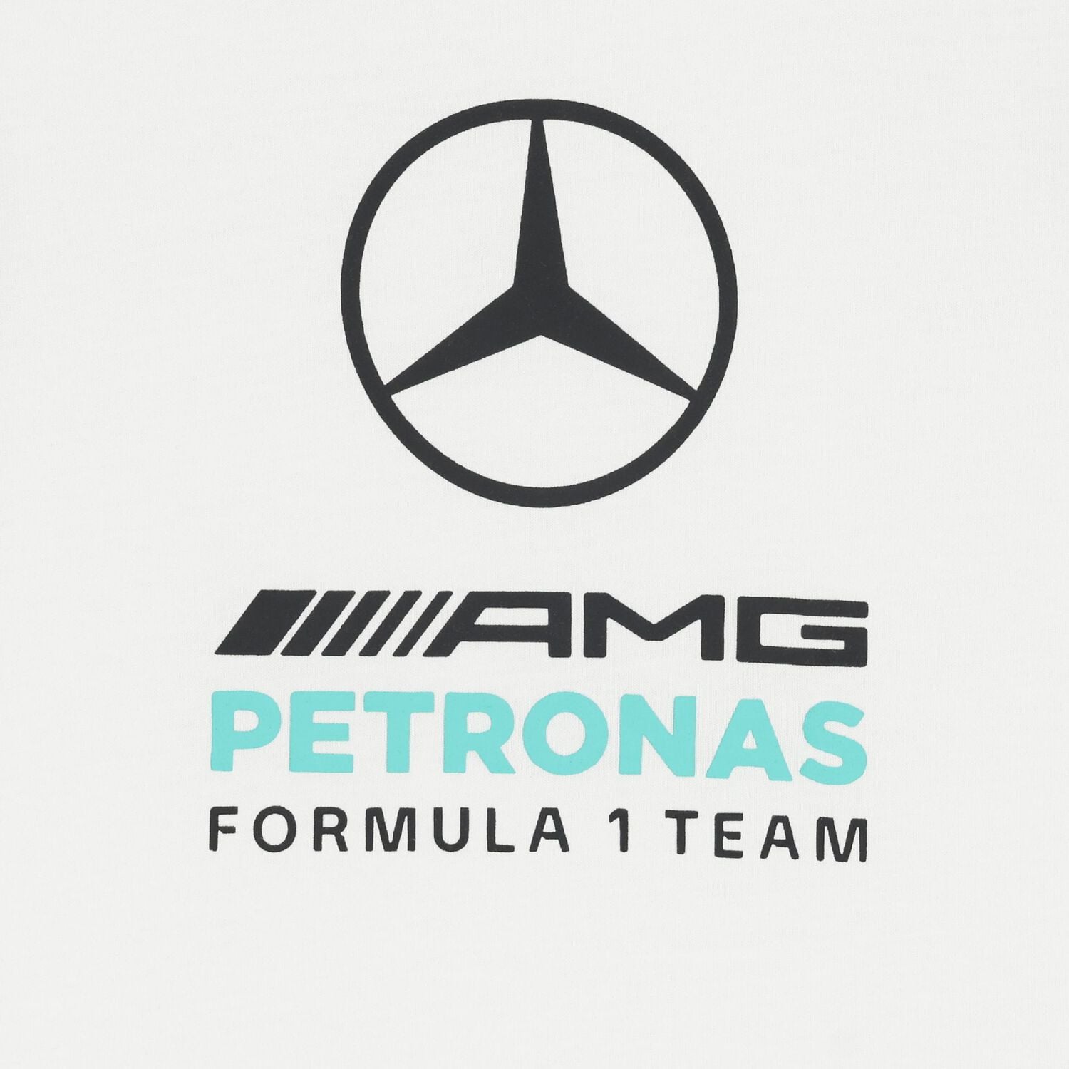 Boys White Mercedes Logo T-Shirt, 1, hi-res