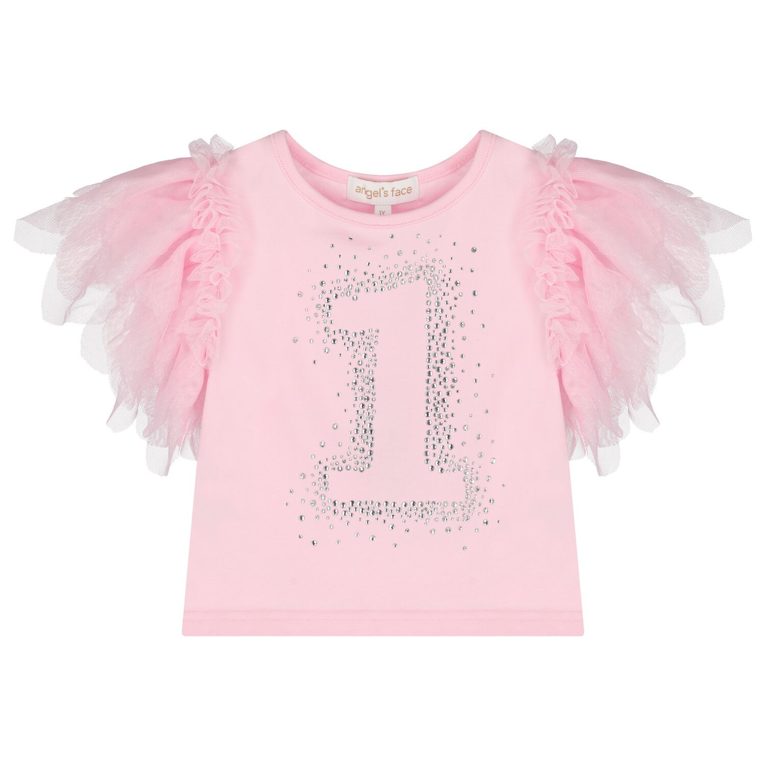 Girls Pink 1st Birthday T-Shirt, 11, hi-res