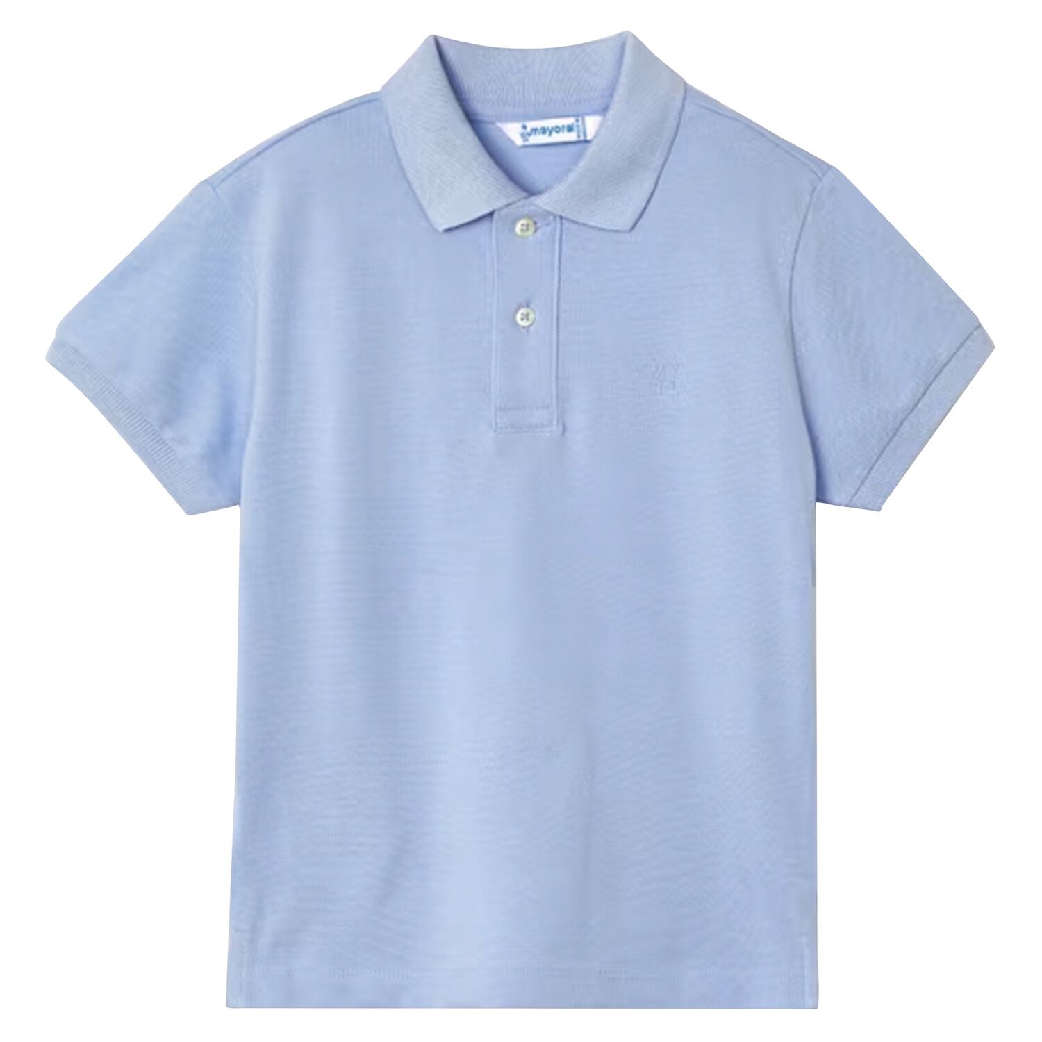 Boys Blue Logo Polo Shirt, 3, hi-res image number null