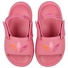 Girls Pink Adifom Adilette C Sliders, 1, hi-res