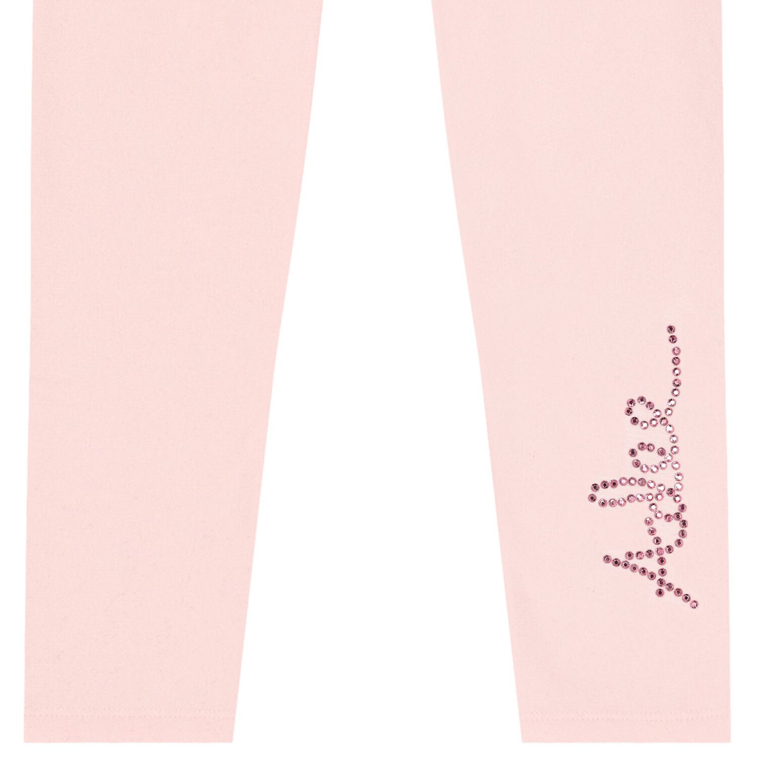 Girls Pink Logo Faux fur Leggings Set, 1, hi-res image number null