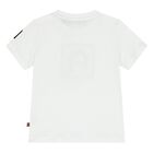 Younger Boys White Logo T-Shirt, 2, hi-res
