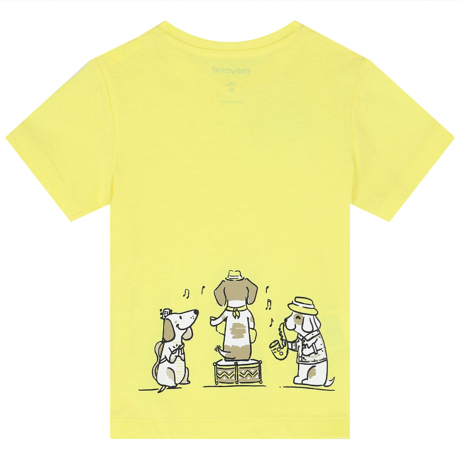 Younger Boys Yellow Dogs T-Shirt, 1, hi-res