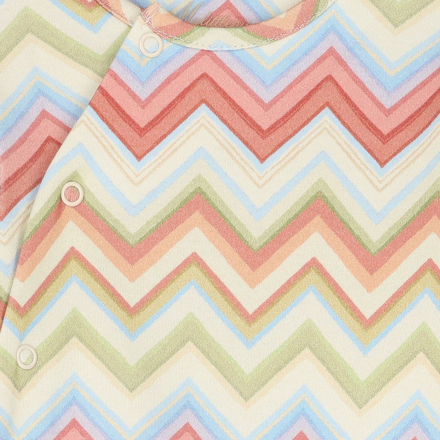 Multi-Coloured Zig Zag Babygrow, 2, hi-res