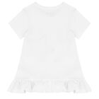 Girls White Star Bag T-Shirt, 1, hi-res