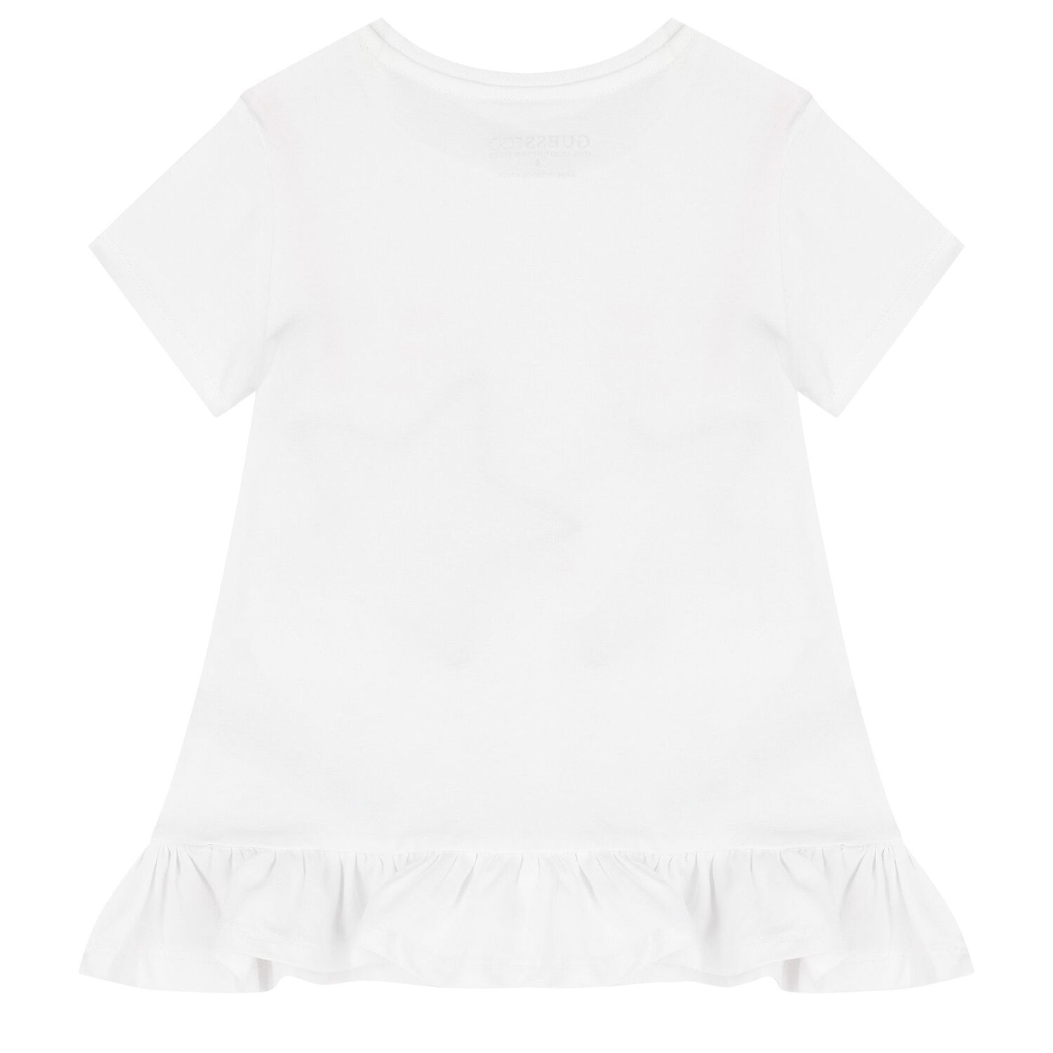 Girls White Star Bag T-Shirt, 1, hi-res