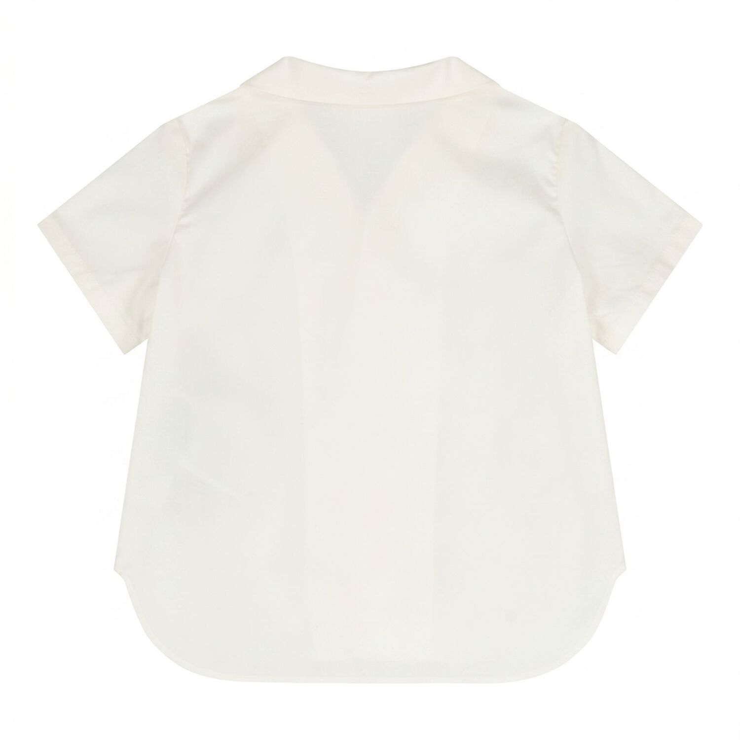 Baby Boys White Polo Shirt, 1, hi-res
