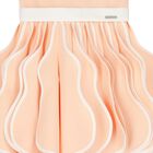 Girls Pink 3D Folds Dress, 1, hi-res