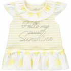 Younger Girls Yellow & White Leggings Set, 1, hi-res