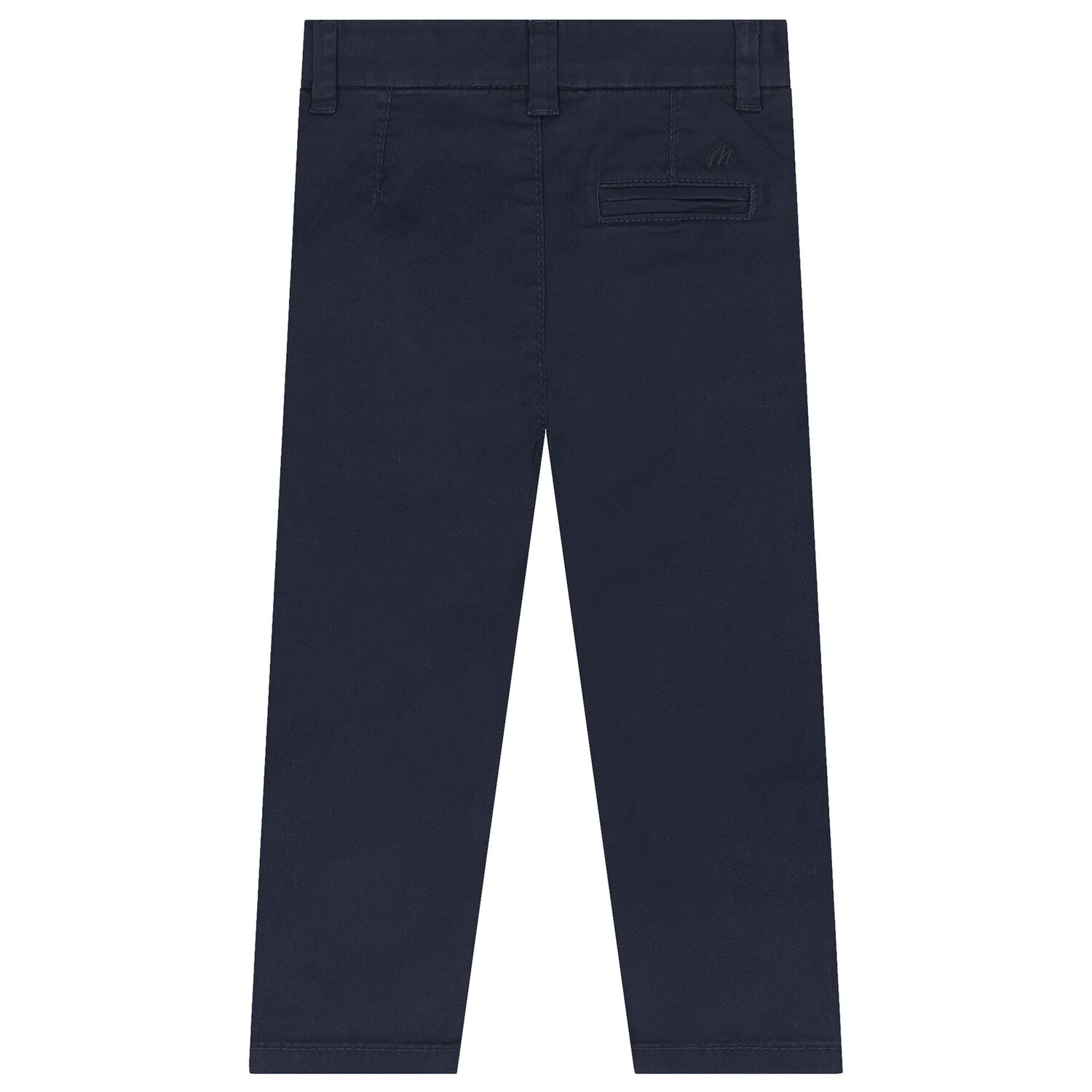 Younger Boys Navy Blue Chino Trousers, 2, hi-res image number null