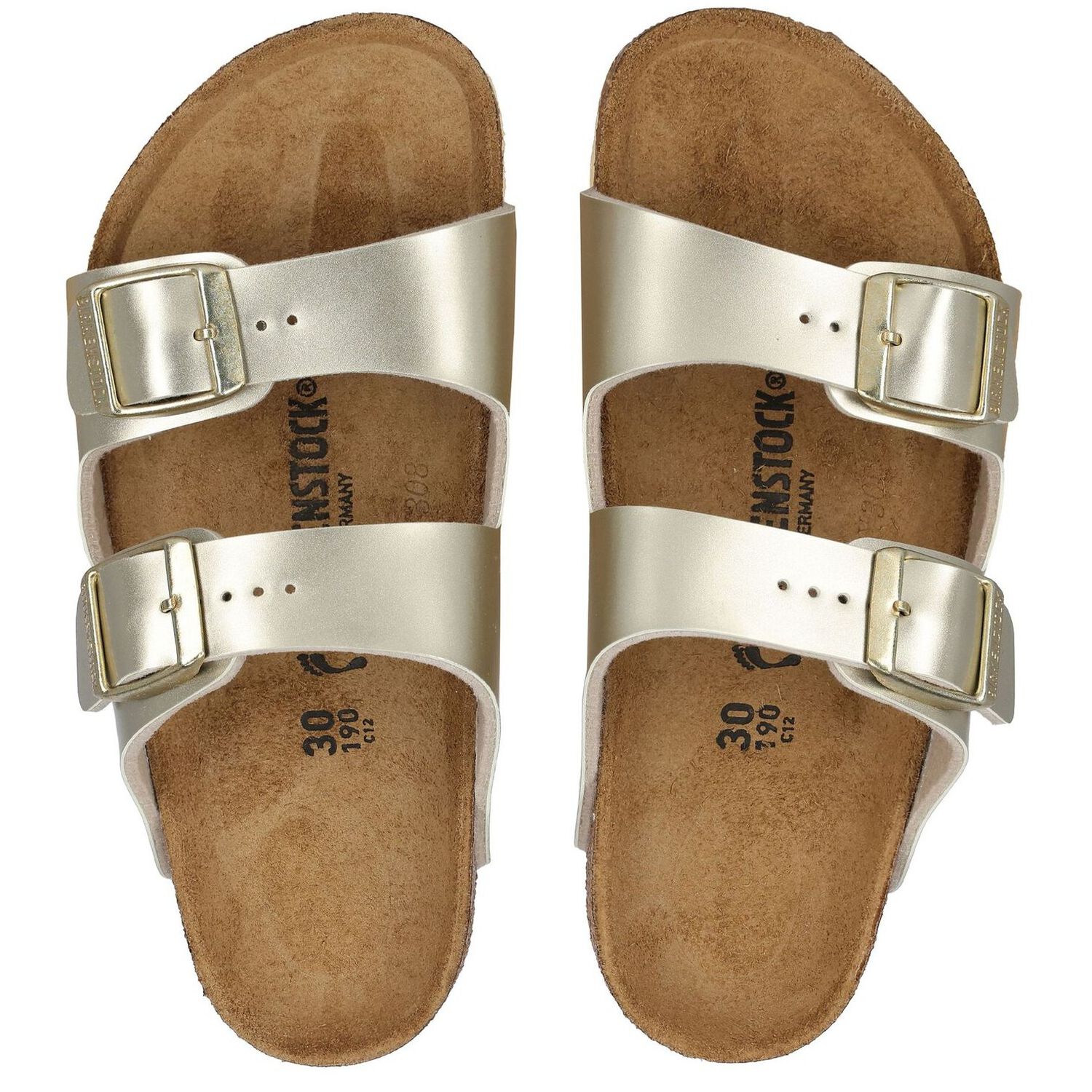 Girls Metallic Gold Sandals, 1, hi-res image number null