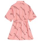 Girls Pink Logo Dress, 1, hi-res