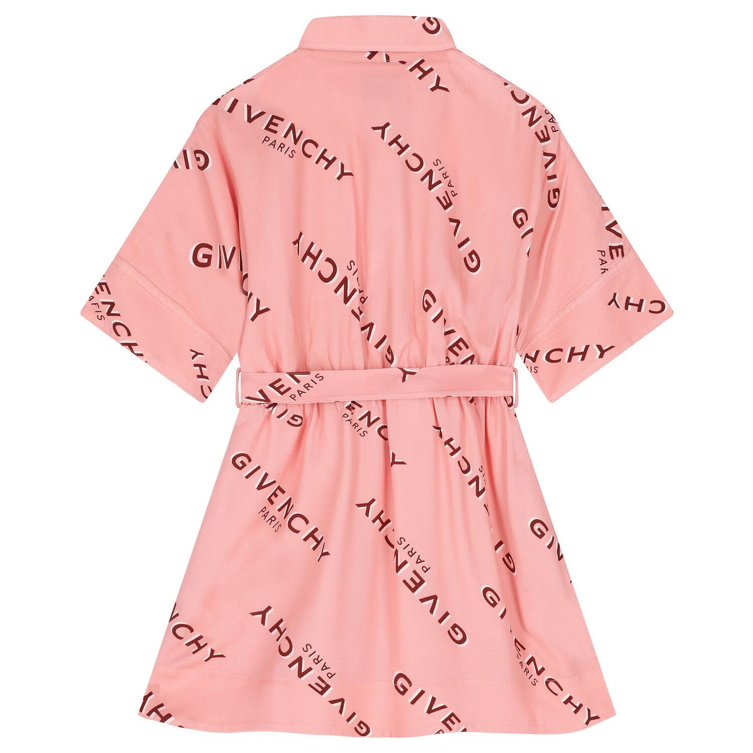 Girls Pink Logo Dress, 1, hi-res