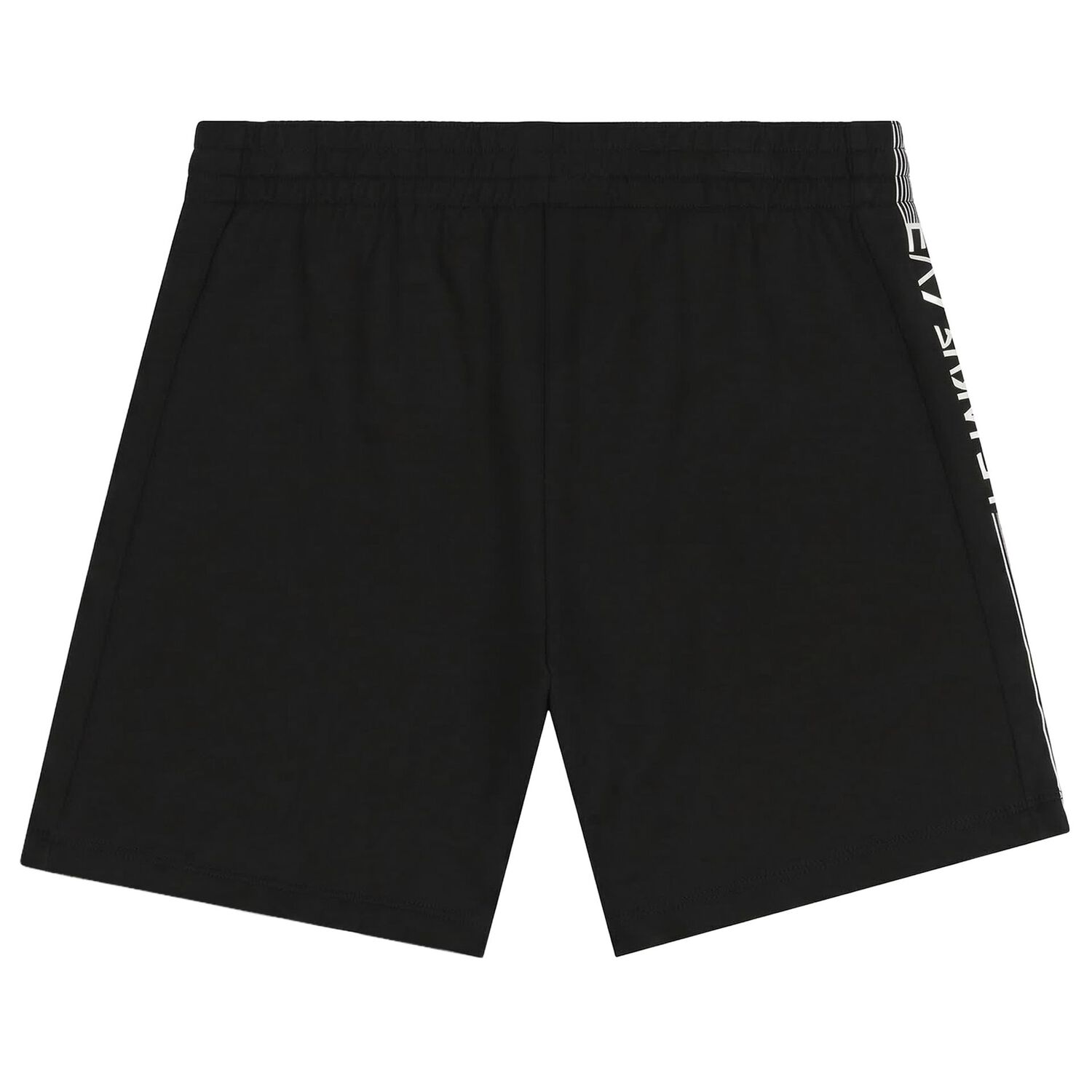 Boys White & Black Logo Shorts Set, 1, hi-res
