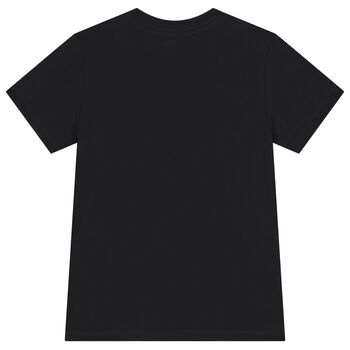 Boys Black Logo T-Shirt