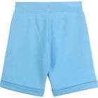 Boys Blue Logo Shorts, 1, hi-res