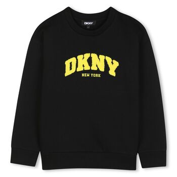 Boys Black Logo Sweatshirt