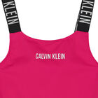 Girls Pink Logo Swimsuit, 1, hi-res