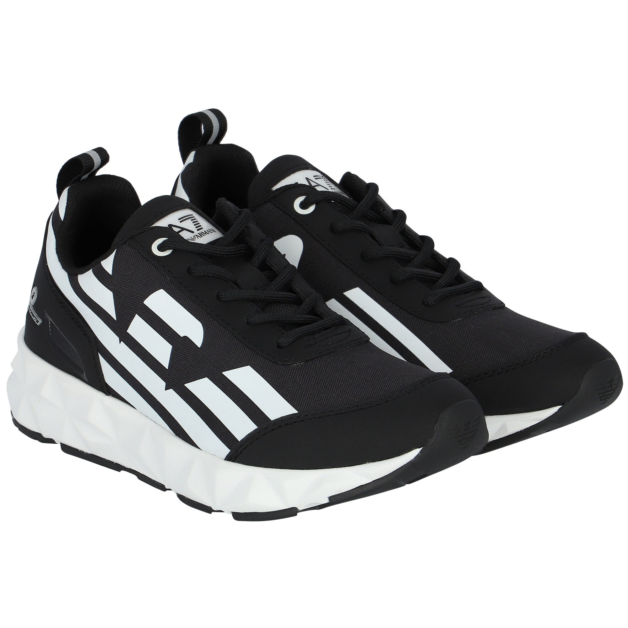Kids online armani trainers