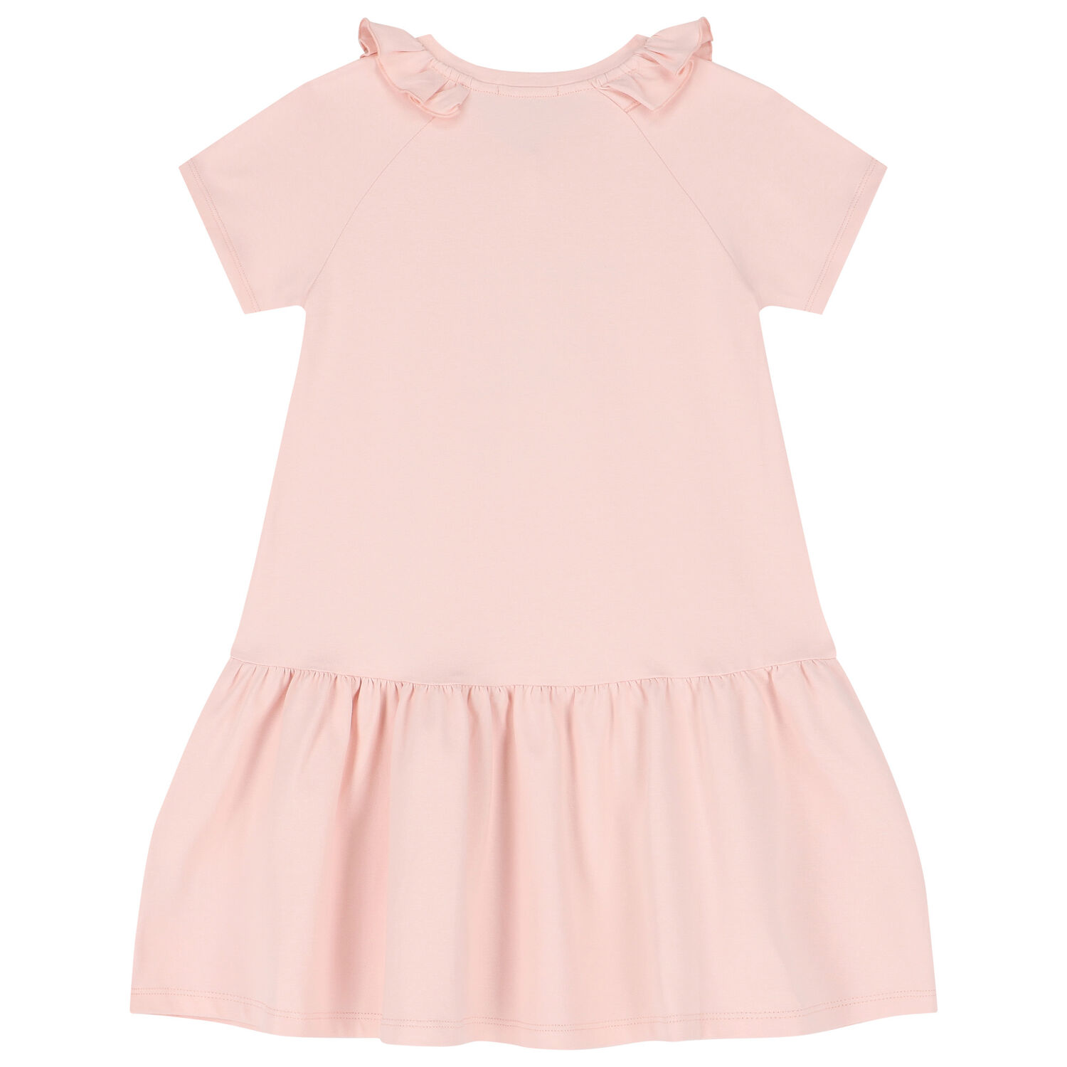 Girls Pink Logo Dress, 1, hi-res
