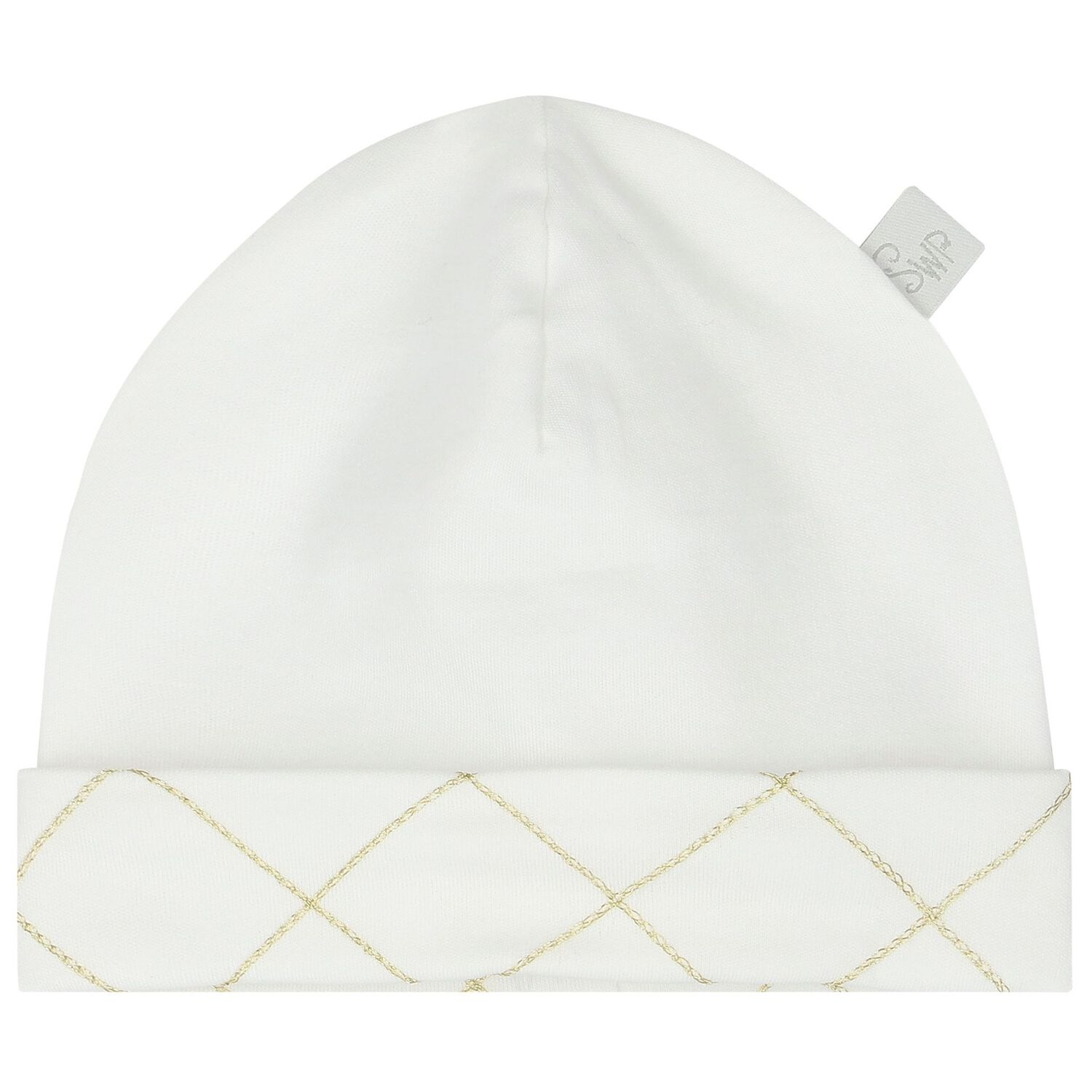 Baby Boys White & Gold Logo Babygrow Gift Set, 1, hi-res