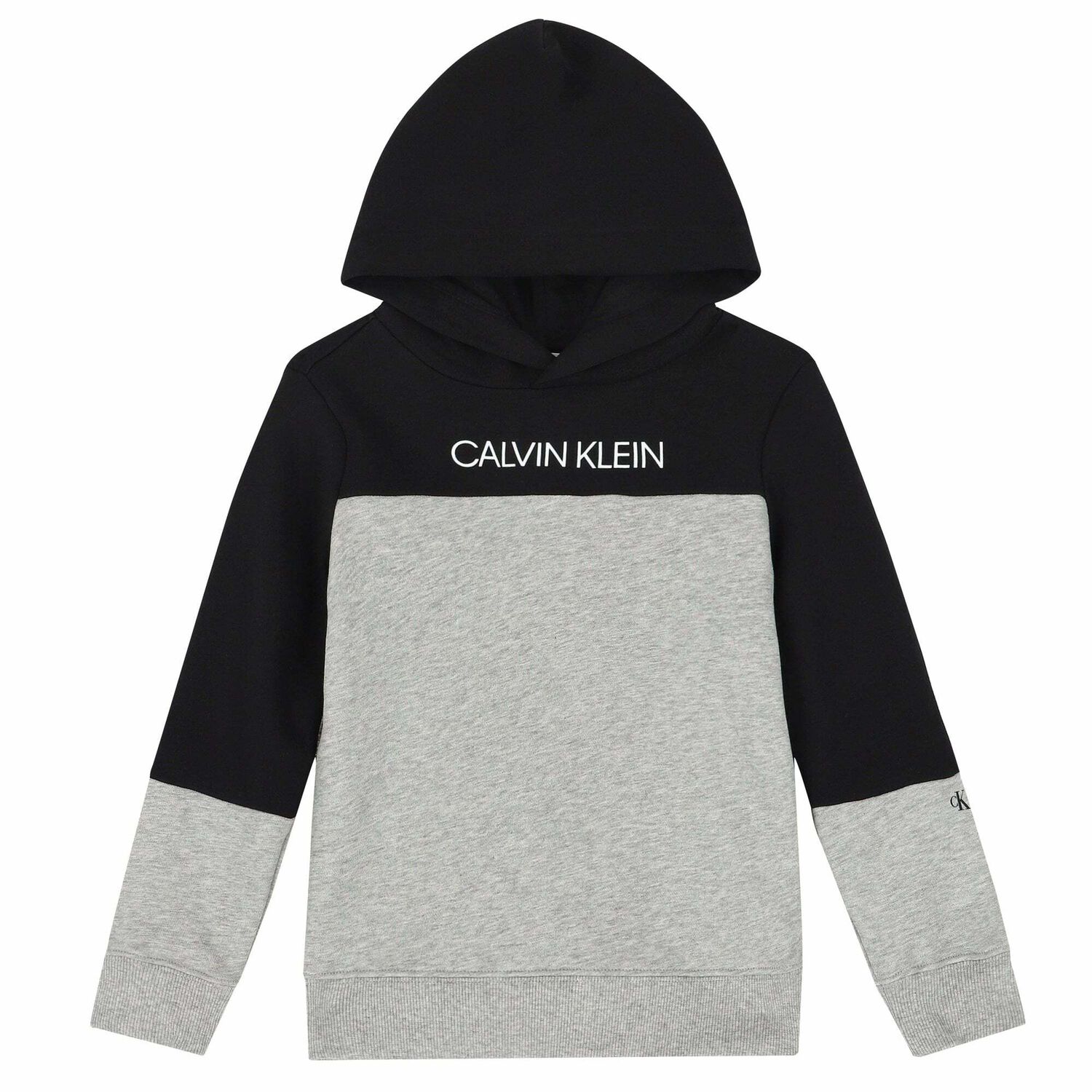 Boys Grey & Black Logo Tracksuit, 1, hi-res