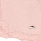 Younger Girls Pink Knitted Cardigan, 4, hi-res
