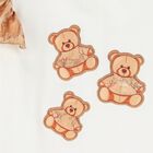 Younger Girls Ivory Teddy Bear Dress, 1, hi-res