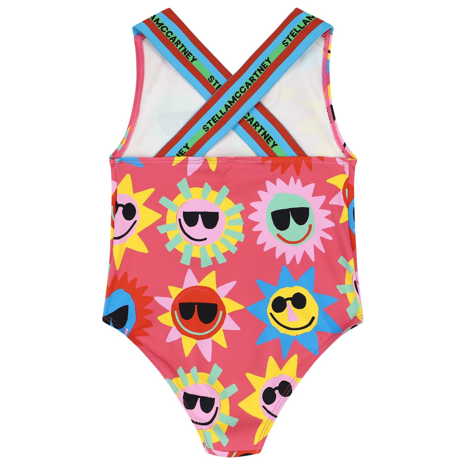 Girls Pink Sun Swimsuit, 1, hi-res image number null