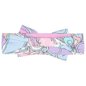 Baby Girls Lilac, Pink & Blue Orchidee Bow Headband