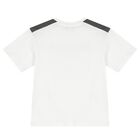 White & Black Logo T-Shirt, 1, hi-res