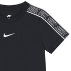 Boys Black Logo T-Shirt, 1, hi-res