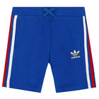 Blue Logo Shorts, 1, hi-res