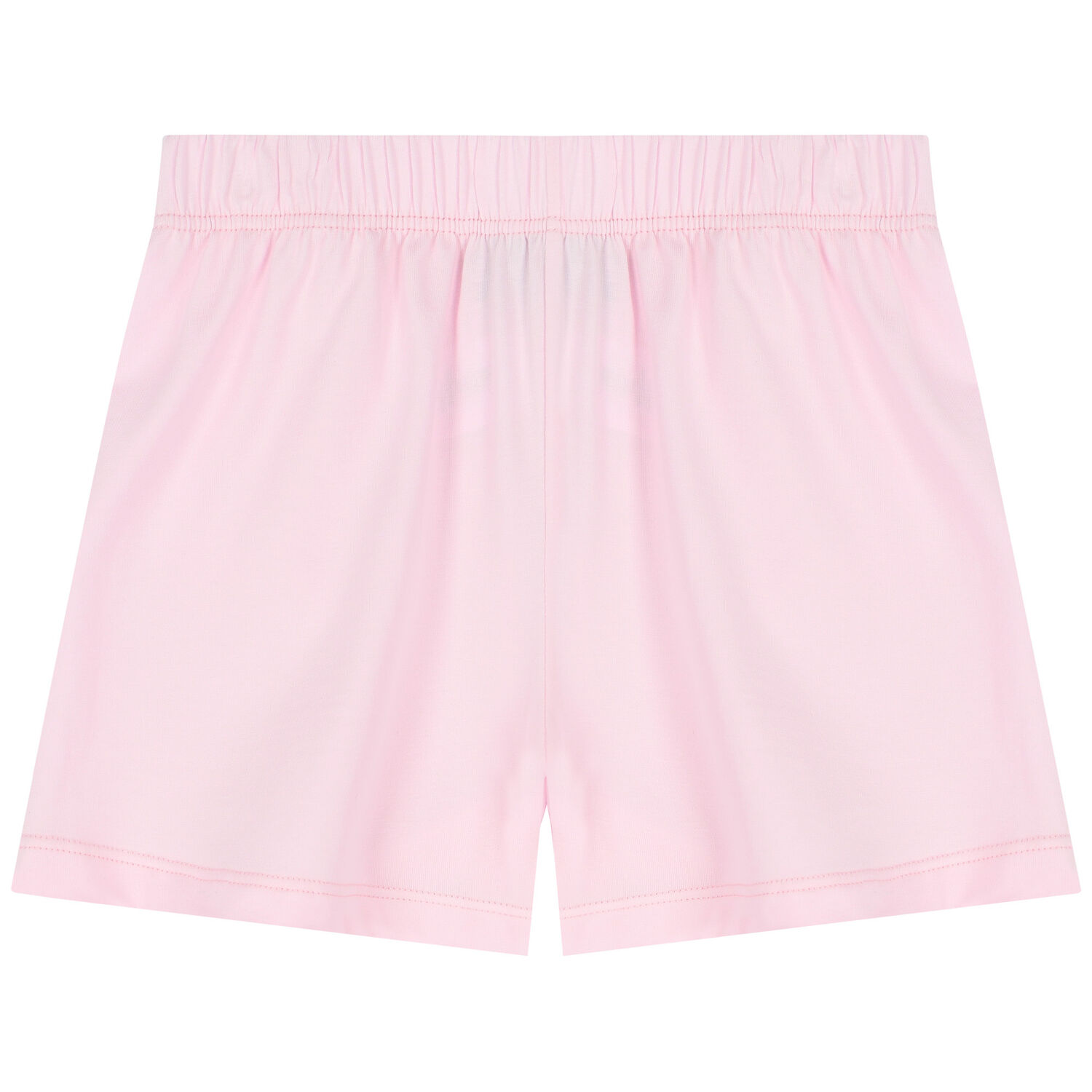 Girls Ivory & Pink Logo Pyjamas, 1, hi-res