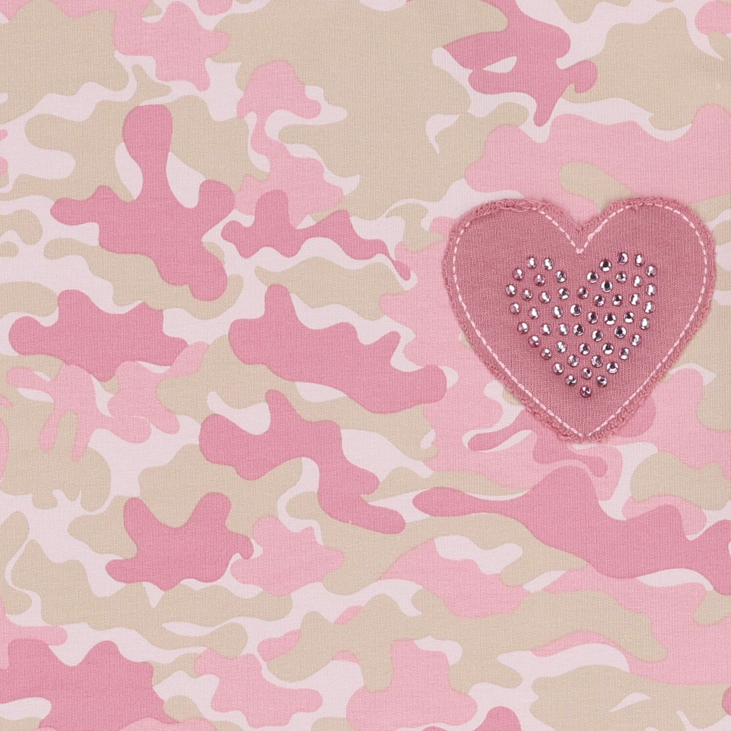 Girls Pink & Ivory Camouflage Trousers Set, 1, hi-res image number null