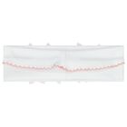 Baby Girls White Floral Headband, 1, hi-res