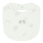 Ivory Rabbit Baby Bib, 1, hi-res