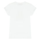 Girls White Logo T-Shirt, 1, hi-res