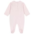 Baby Girls Pink Logo Babygrow Gift Set, 2, hi-res