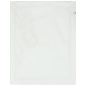 White & Gold Logo Blanket