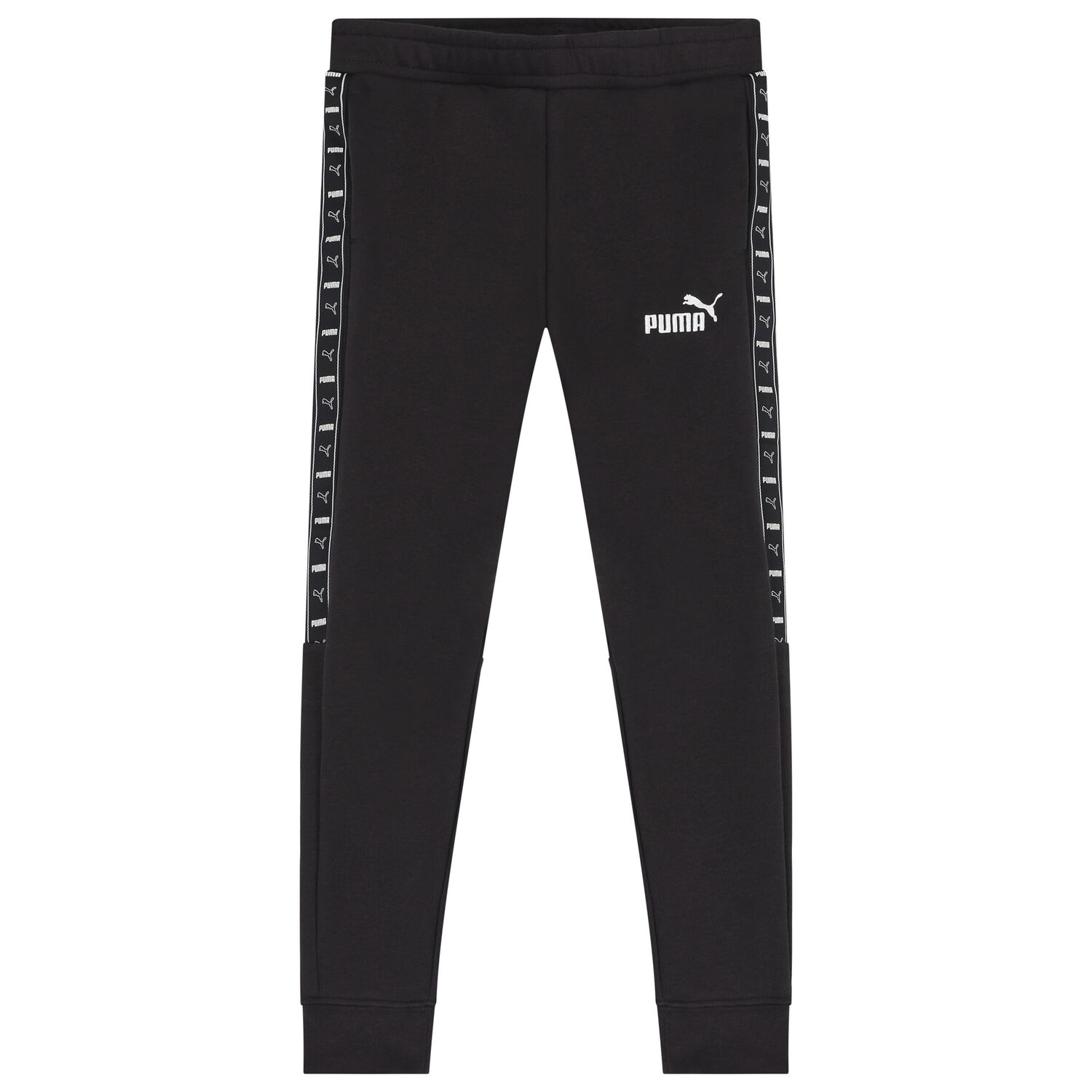 Boys Black Logo Joggers, 1, hi-res