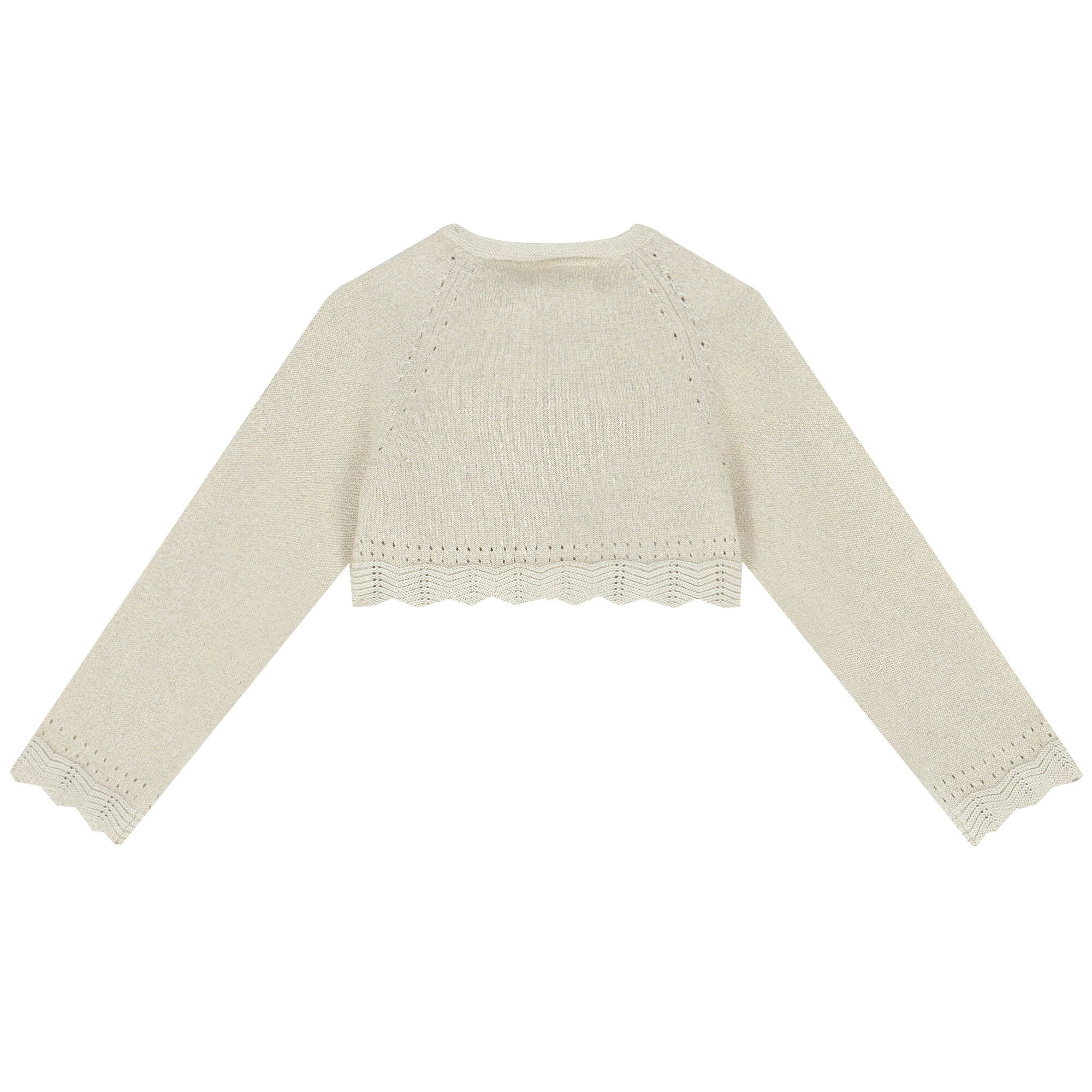 Mayoral Baby Girls Beige Bolero Cardigan Junior Couture UK