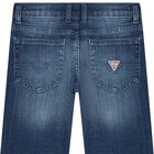 Boys Blue Logo Denim Jeans, 1, hi-res